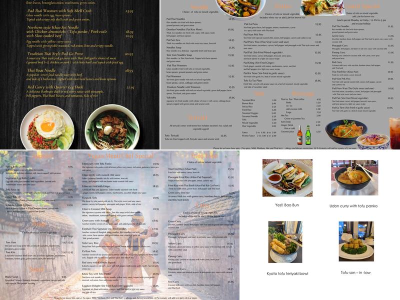 Elephant Thai Menu