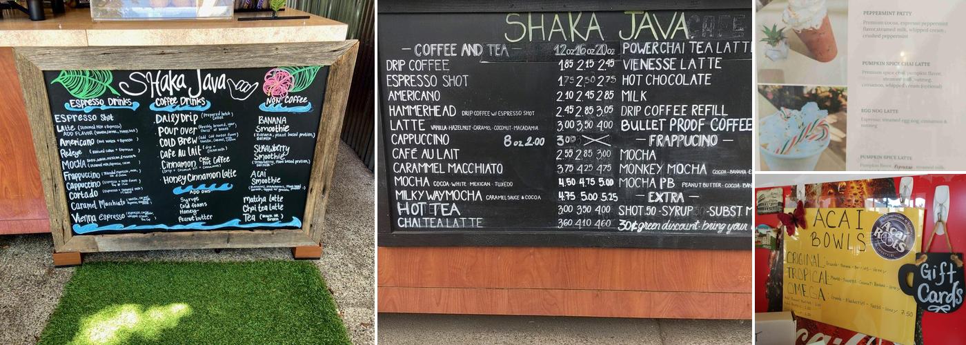 Shaka Java Menu