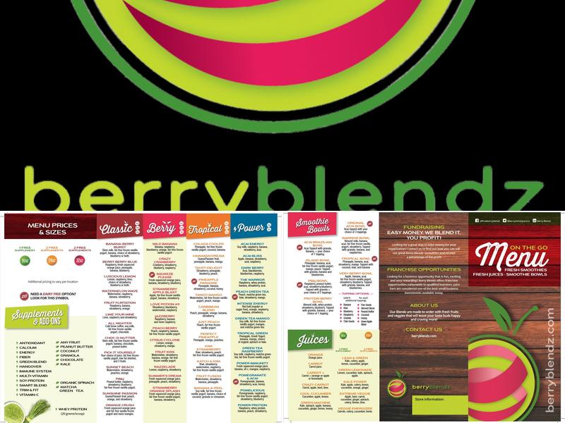 Berry Blendz Menu