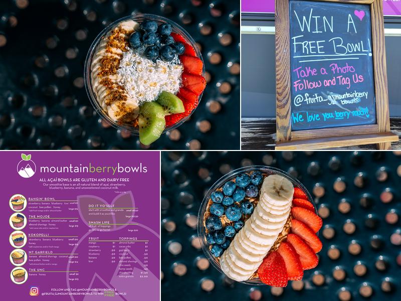 Mountain Berry Bowls Fruita Menu