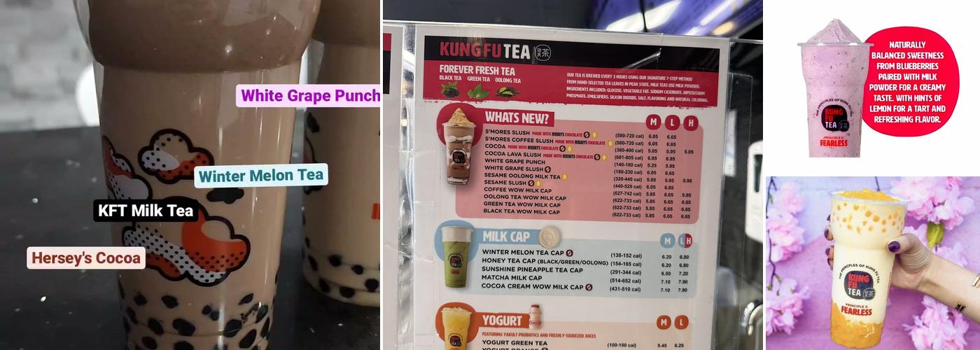 Kung Fu Tea Menu