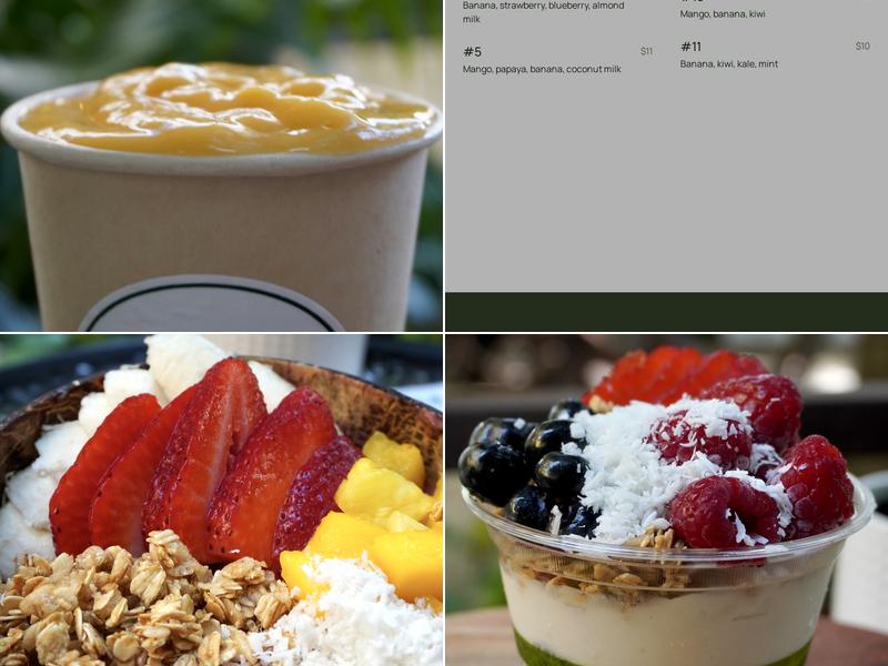 Devia Juice Bar at Midtown Shops Menu