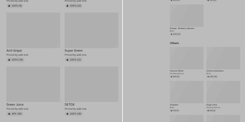 La dulce vida raspados Menu