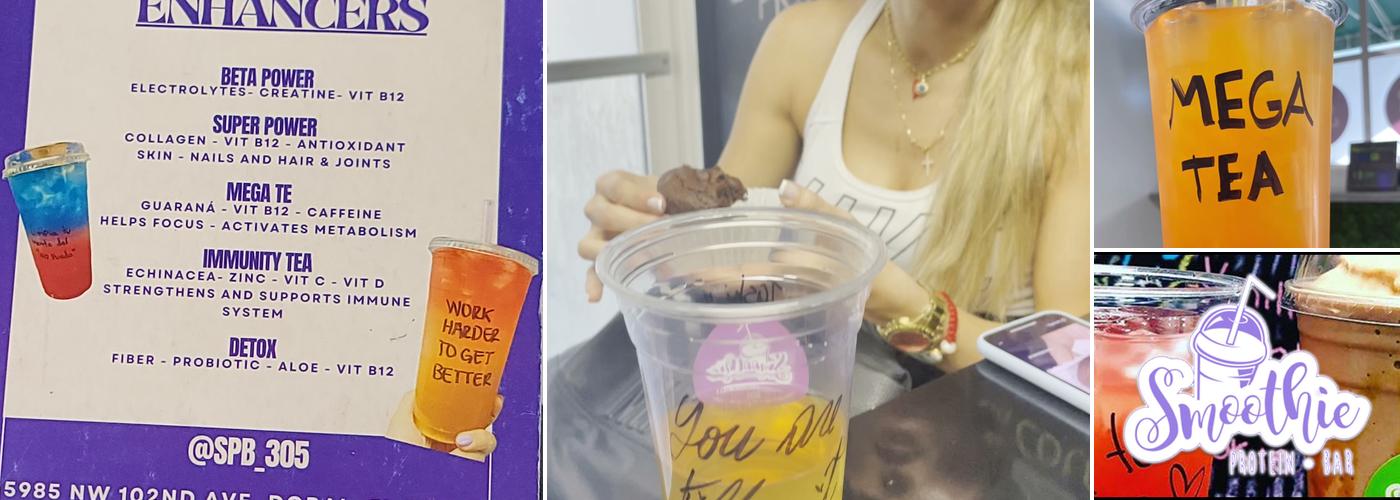 Smoothie Protein Bar Menu