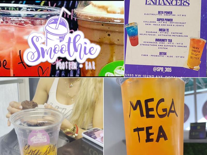 Smoothie Protein Bar Menu