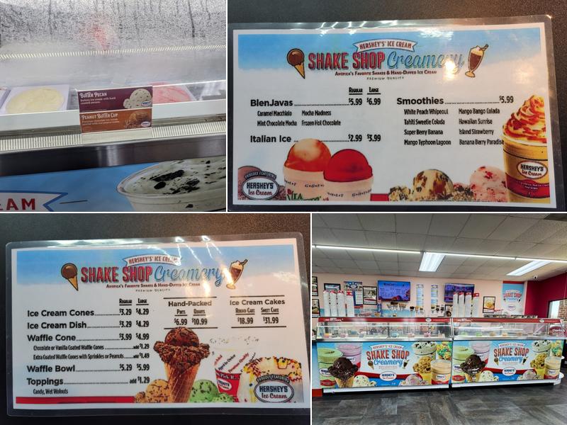 SHAKE SHOP Menu