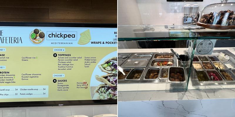 Chickpea Menu