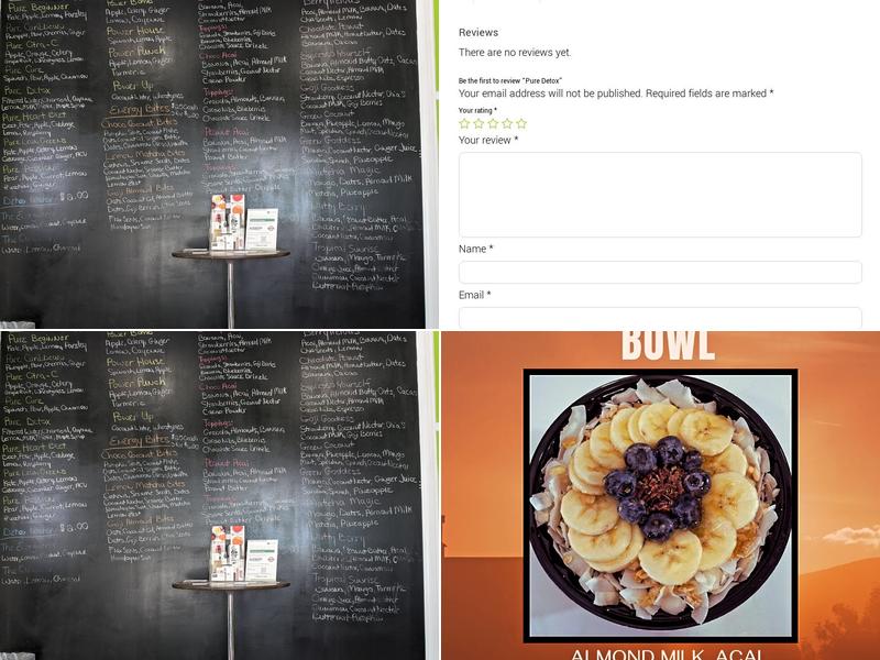 Pure-Trition Menu