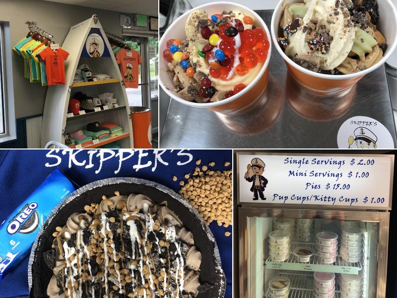 Skipper's Frozen Yogurt & Dessert Shop Menu