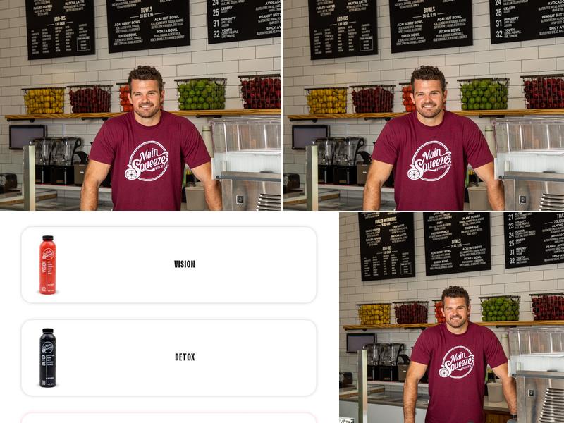 Main Squeeze Juice Co. Menu