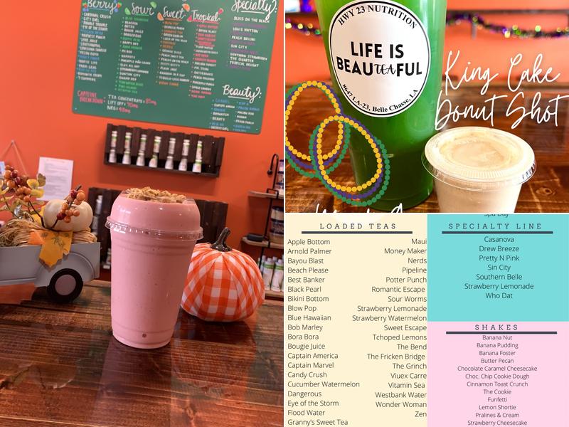 HWY 23 Nutrition Menu