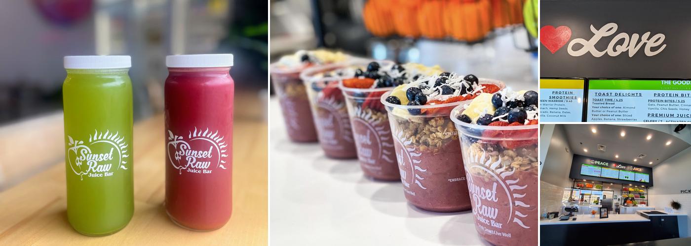 Sunset Raw Juice Bar - Maple Lawn Menu