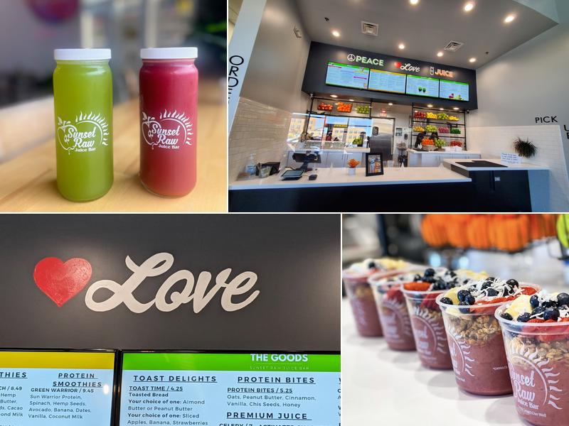 Sunset Raw Juice Bar - Maple Lawn Menu