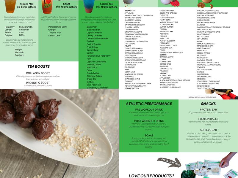 Herbalife Slim Possible Menu
