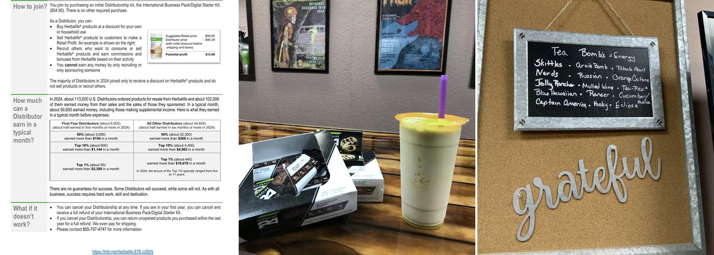 Be Well Nutrition Menu