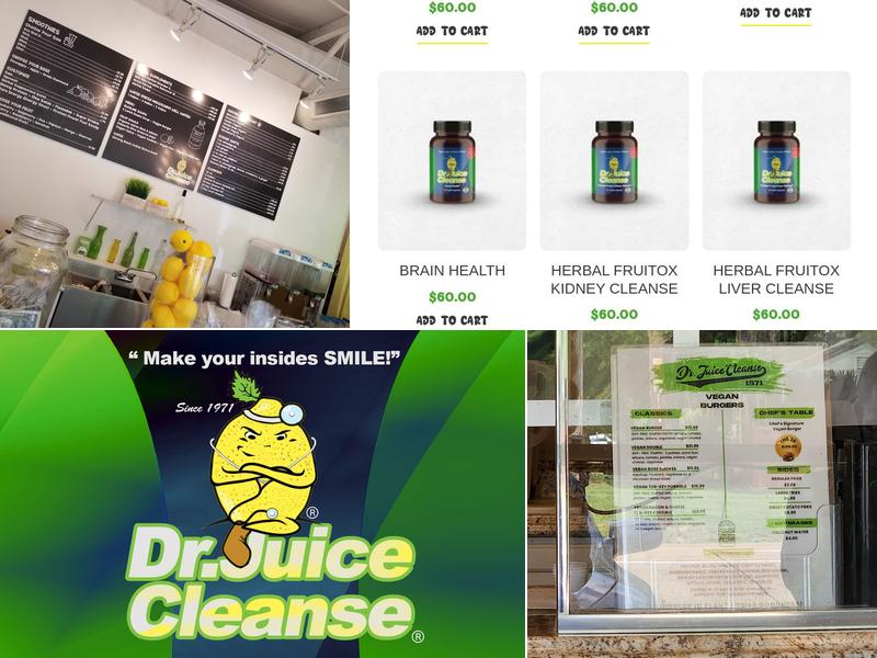 Dr. Juice Cleanse Menu