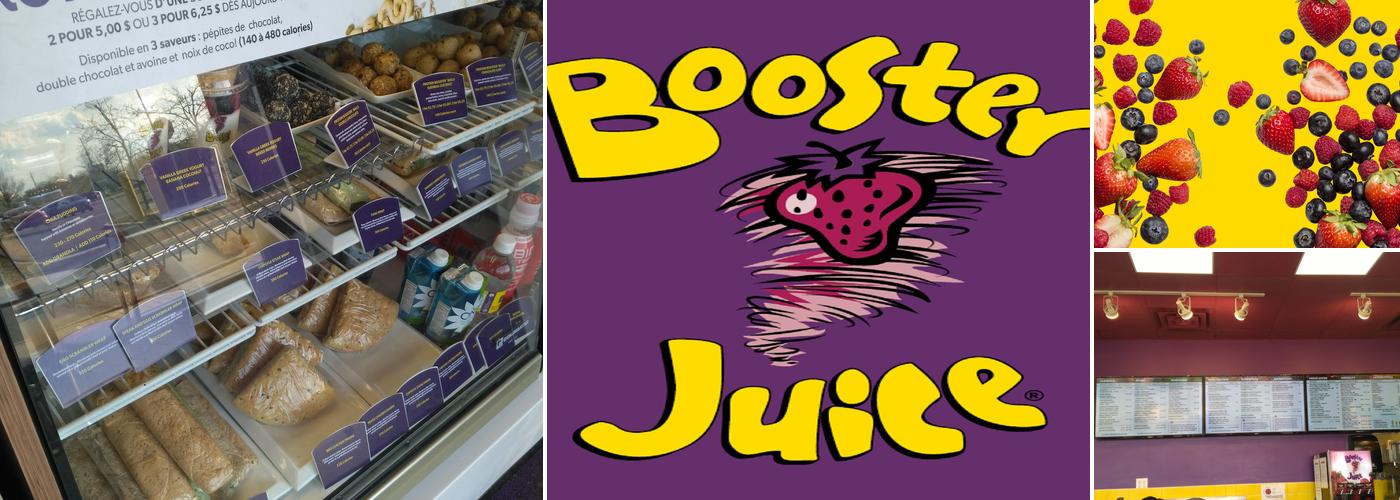 Booster Juice Menu