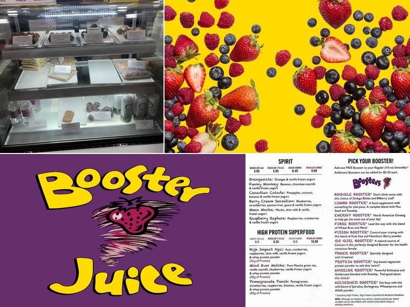 Booster Juice Menu