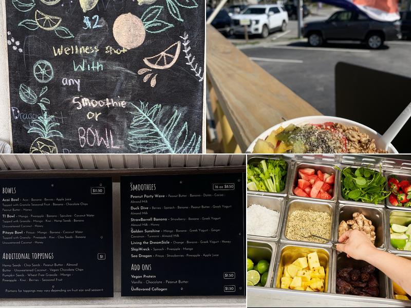 North Shore Juice Menu