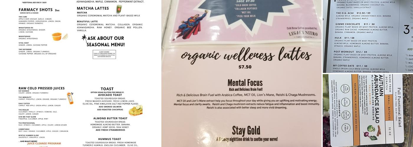 LŌLEO JUICE BAR Menu