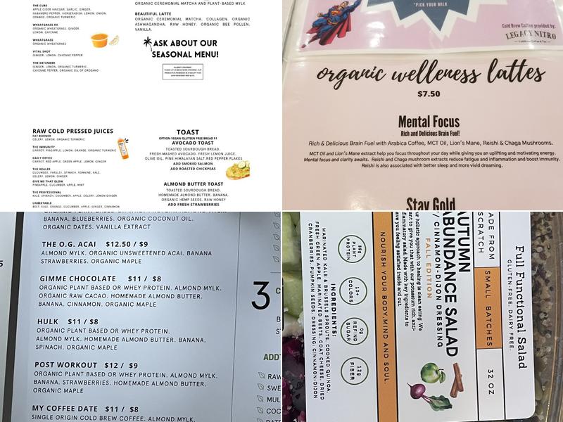 LŌLEO JUICE BAR Menu