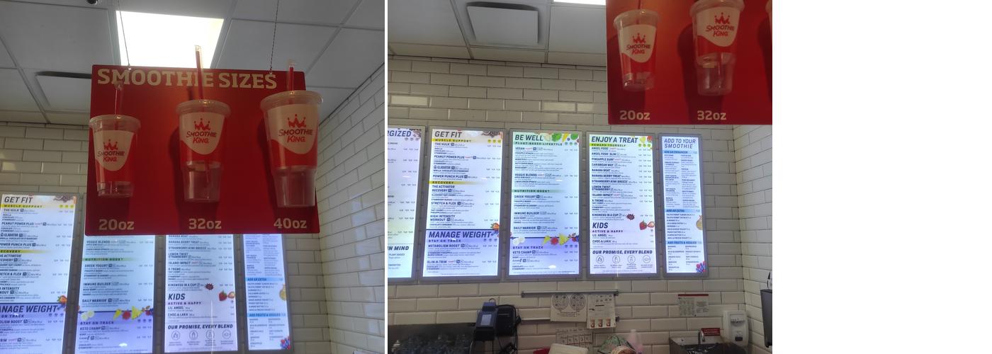 Smoothie King Menu
