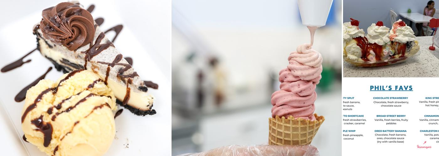 Izzy's Scoops & Sweets Menu