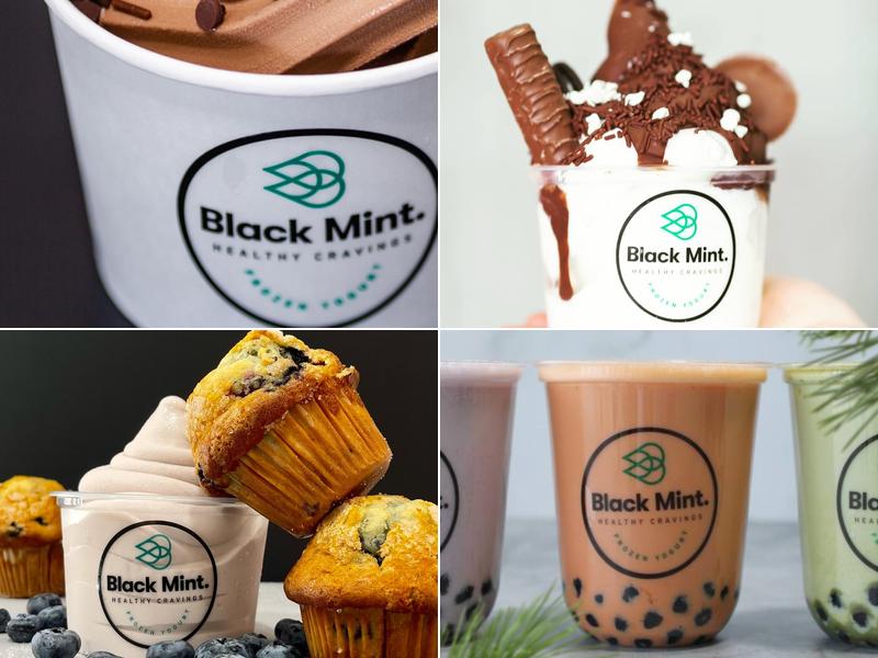 Black Mint Frozen Yogurt