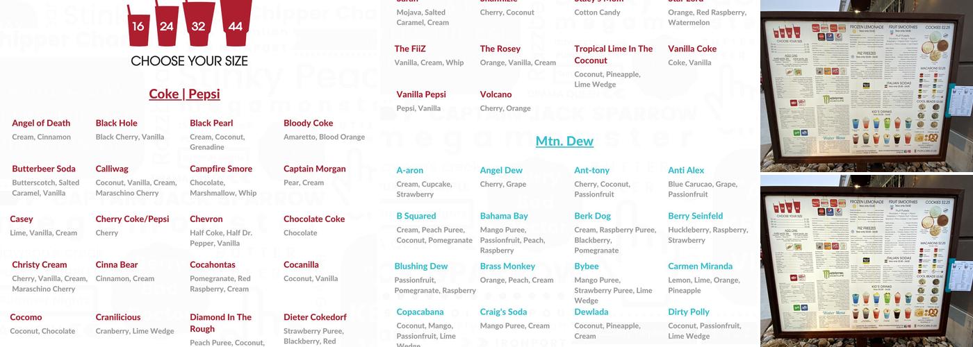 FiiZ Drinks Menu