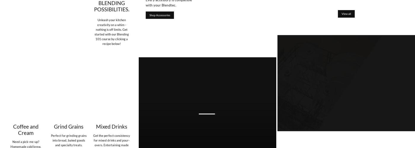 Blendtec, Inc. Menu