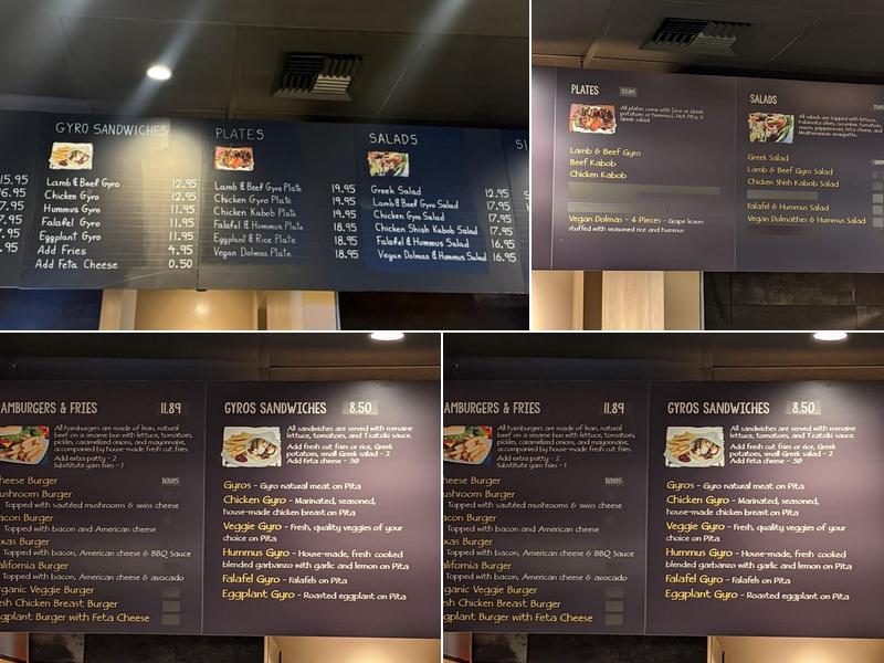 Gyros Place Menu