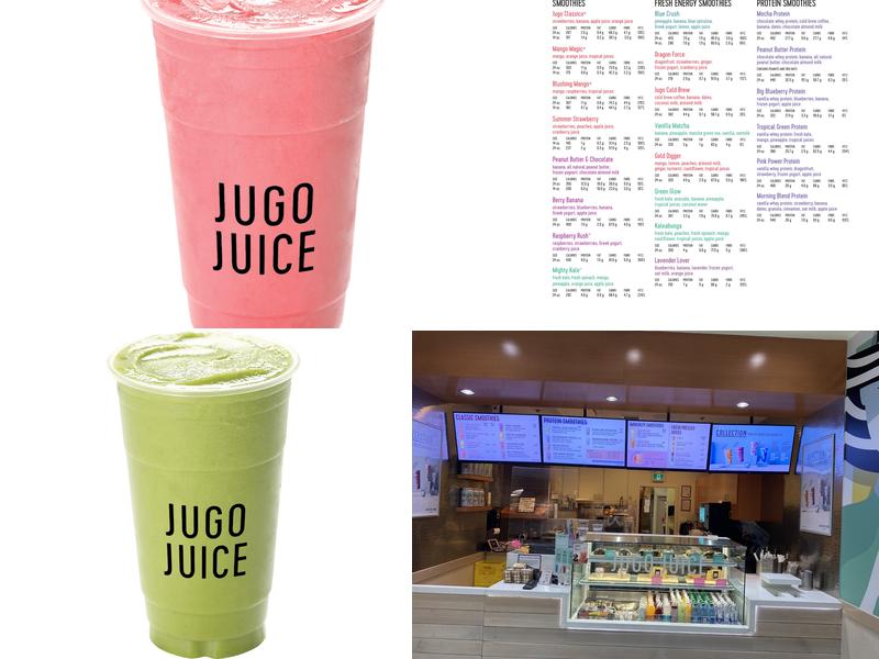 Jugo Juice Menu