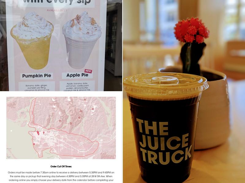 Juice Truck Steveston Menu