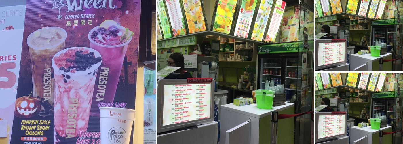 Fruity Juice Barrs Bubble tea Menu