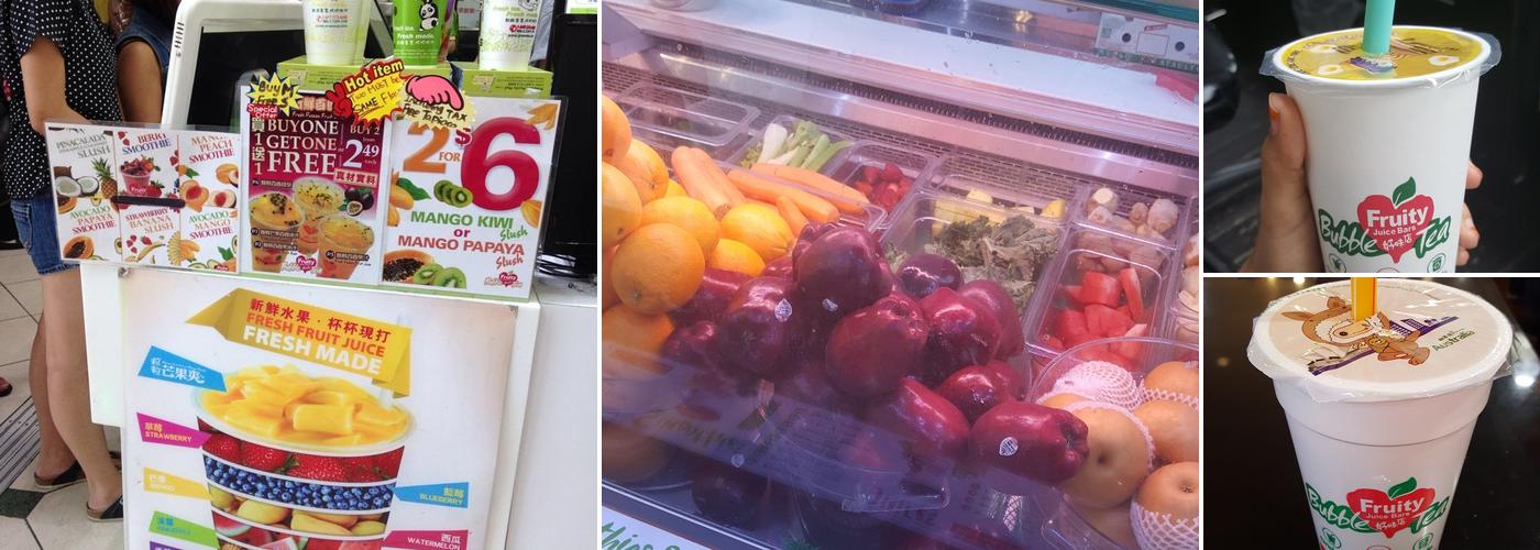 Fruity Juice Barrs Bubble tea