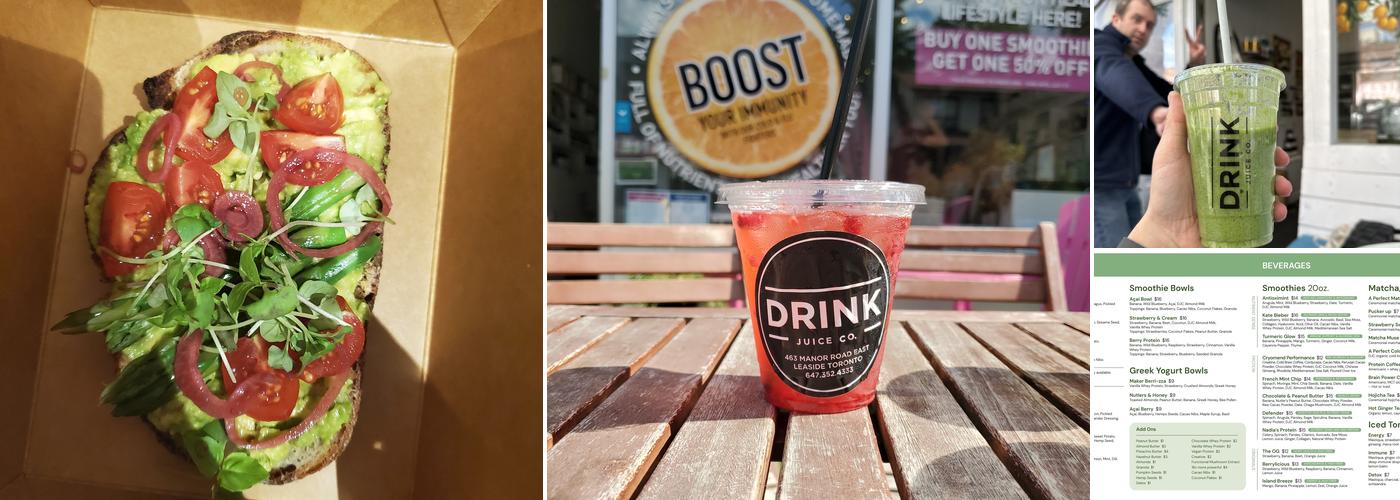 Drink Juice Co. Menu