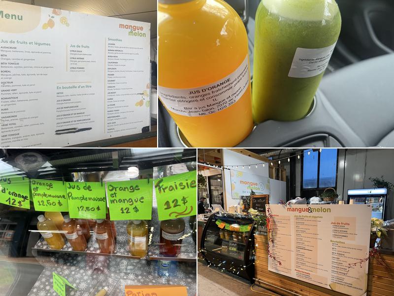 Mangue et Melon Menu