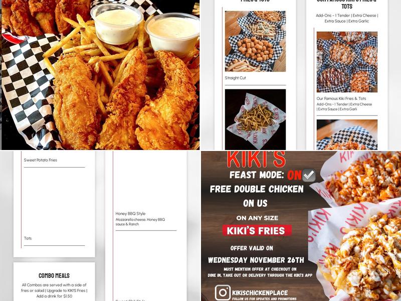 Kiki's Chicken Place Menu