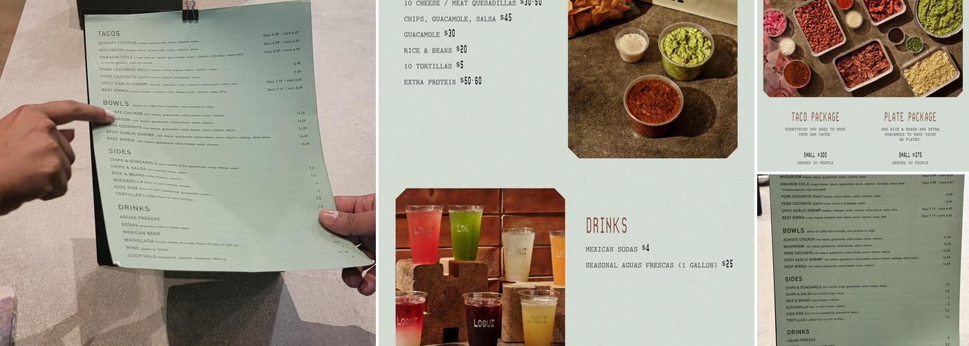 Loqui Menu