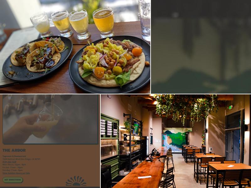 Burgeon at The Arbor - Little Italy Menu