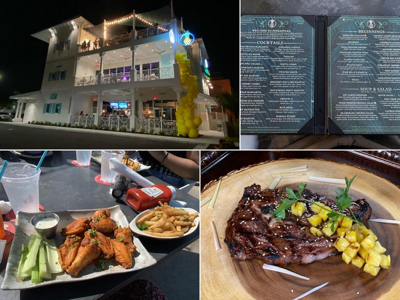 Pineapples Menu