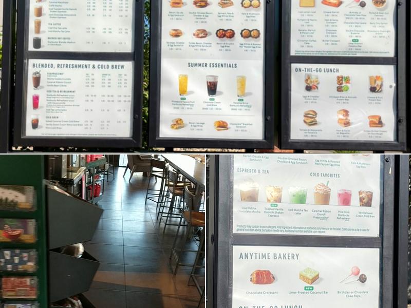 Starbucks Menu