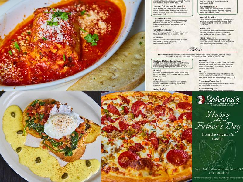 Salvatori's Fort Wayne North Menu