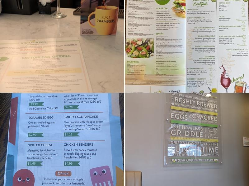 Scramblers Menu
