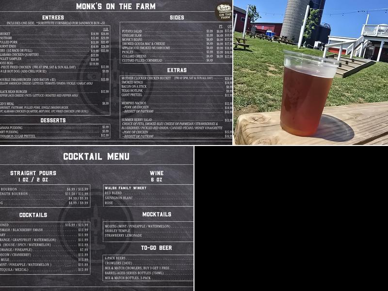 Flying Ace Farm Menu