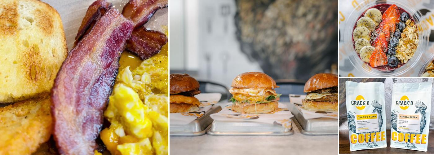 CRACK'D Kitchen & Coffee Menu