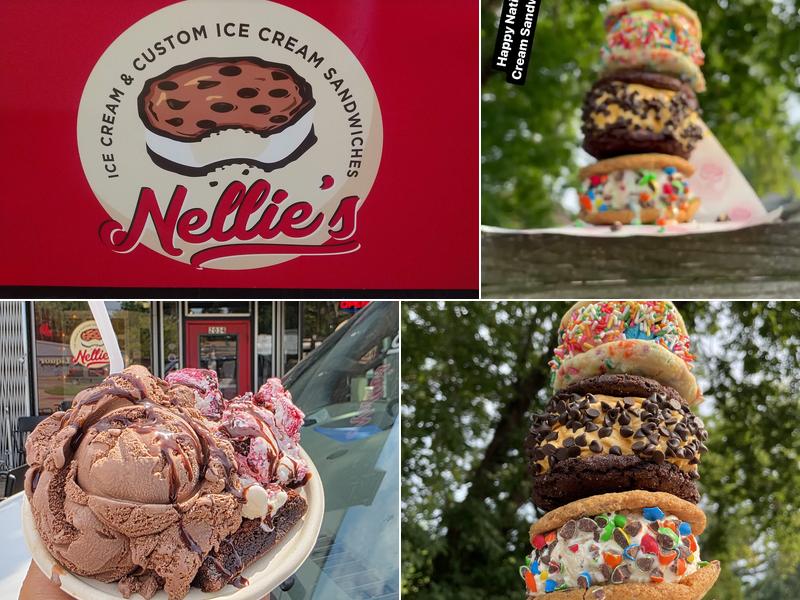 Nellie's Ice Cream Menu