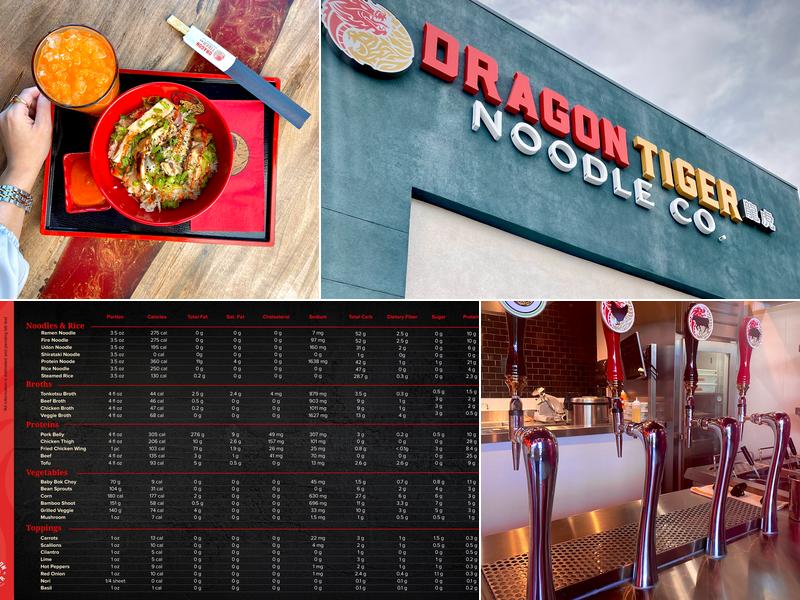 Dragon Tiger Noodle Company Menu