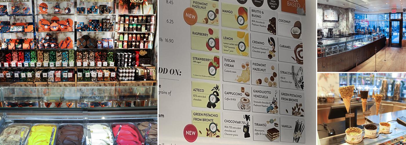 Venchi Chocolate & Gelato Columbus Circle Menu