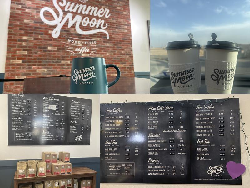 Summer Moon Coffee Menu